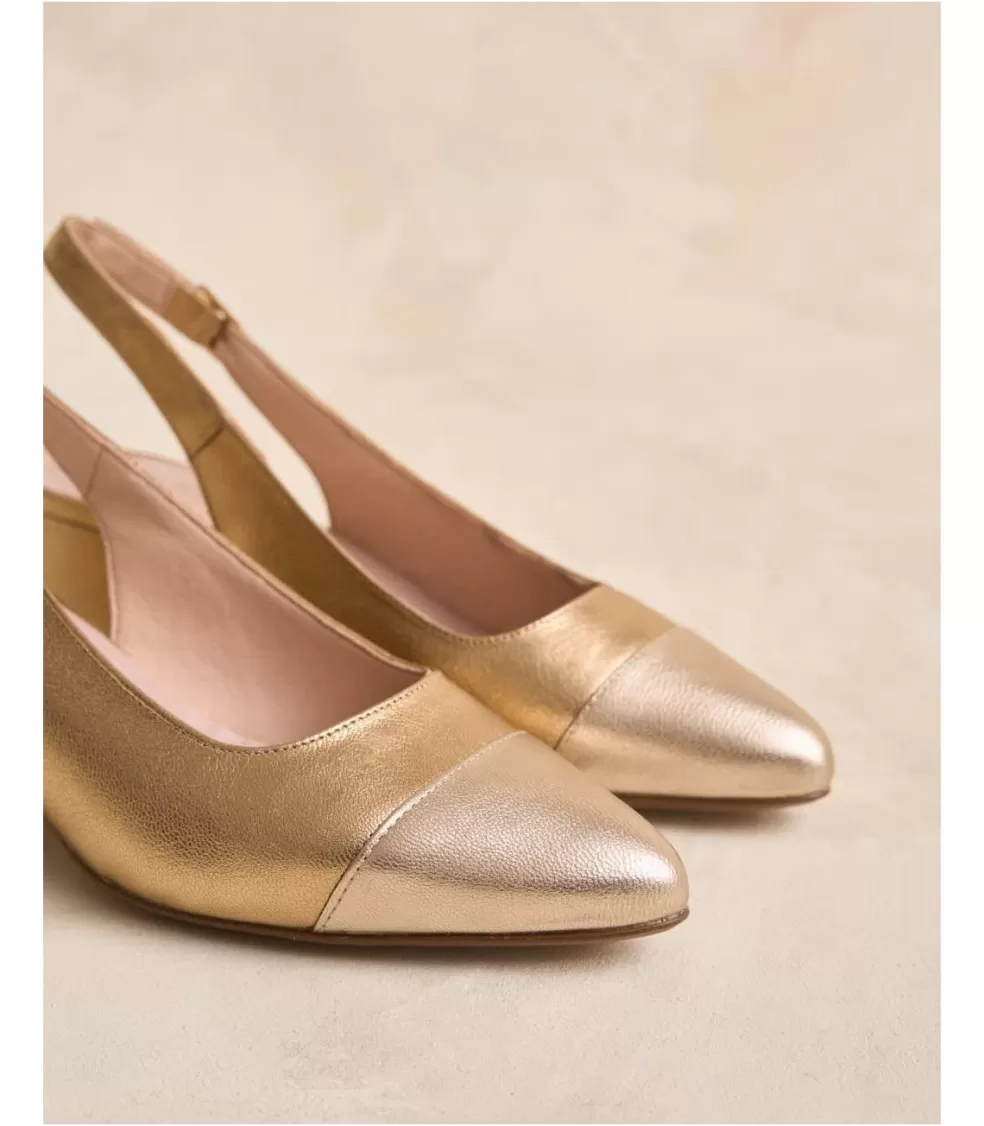 ZAPATOS DE TACÓN>Polin et moi Zapato Tacón Orellana Oro